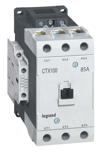 Контактор CTX³ 100 3P 85A (AC-3) 2но2нз =24В | код 416201 |  Legrand